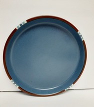 DANSK Mesa BLUE Dinner Plate Dish Southwest Style Stoneware 10.25&quot; Retir... - £46.37 GBP