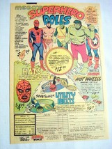 1979 Ad Mego Superhero Dolls, Spider-Man Mask, Utility Belts, Hot Wheels - £6.25 GBP