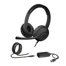 Cyber Acoustics Stereo Headset (AC-5812) with USB or 3.5mm Connection, USB Contr - £32.07 GBP