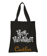 Personalized Happy Halloween Trick or Treat Bag - $18.82 CAD