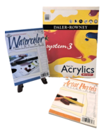 Essentials Watercolor &amp; Artist Pastels Pad With Stand 1- 8 1/2x11  2-5&quot;x... - €10,28 EUR