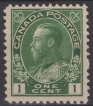 ZAYIX Canada 104 MNH 1c dark green Royalty King George V 121022S123 - £35.14 GBP