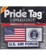 U.S. AIR FORCE Pride Tag Magnet or Stick on - £6.28 GBP