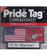 U.S. MARINES Pride Tag Magnet or Stick on - £5.49 GBP
