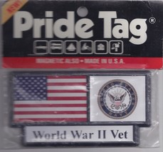 World War Ii Vet Pride Tage Magnet Or Stick On - £3.95 GBP