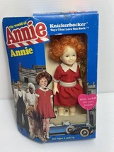 VINTAGE 1982 Knickerbocker The World Of Annie 6&quot; Little Orphan Doll #385... - £10.99 GBP