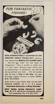 1964 Print Ad Miracle Shrimp Bait Fishing West Indies Prod Fort Lauderdale,FL - £7.17 GBP