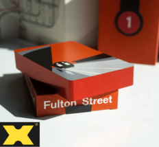 Fulton Street (1958 Red Gilded Edition) Playing Cards - £62.75 GBP