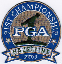 2009 91ST Hazeltine National Golf Club PGA Badge Iron On Embroidered Patch - $9.99