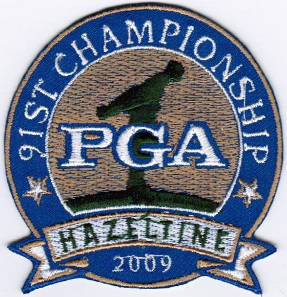 2009 91ST Hazeltine National Golf Club PGA Badge Iron On Embroidered Patch - $9.99 - $55.99