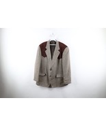 Vtg 90s Rockabilly Mens 46R Silk Wool Blend 2 Button Western Suit Coat J... - $1,673.96 MXN