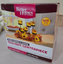 Better Homes and Garden Sunflower Fall Festive Tealight Candle Centerpie... - $22.99