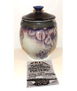 SAUK MOUNTAIN POTTERY SMP STEPHEN MURRAY STONEWARE BLUE FLOWERS DRIP CRA... - £78.10 GBP