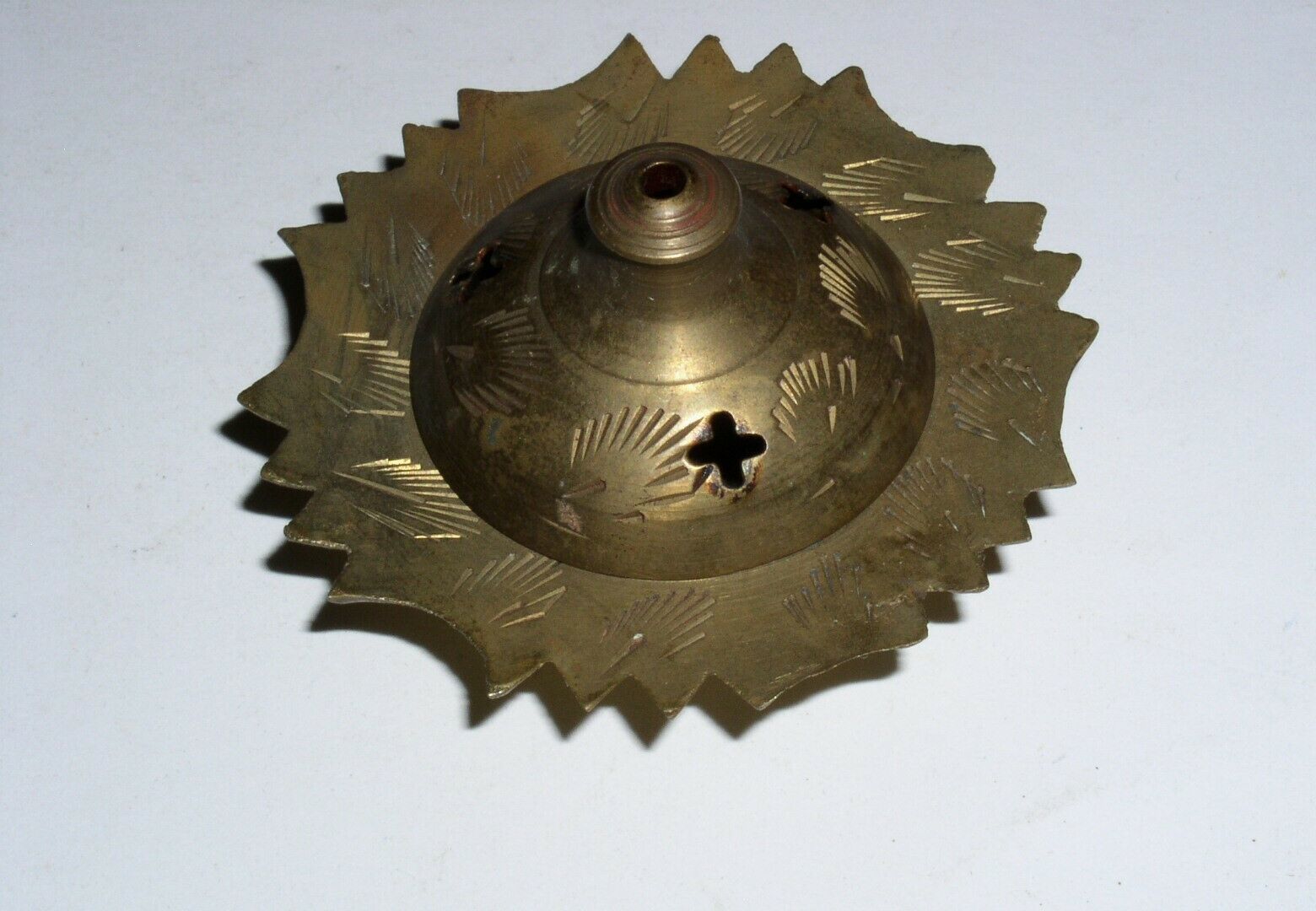 Brass Incense Holder Vintage 1960&#39;s Head Shop - $19.99