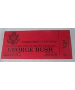 1988 GEORGE BUSH POLITICAL RALLY UNUSED TICKET CINCINNATI OHIO - £7.77 GBP