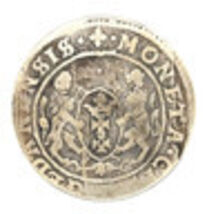 1623-26 Poland 10 Groszy Silver Coin KM 15.2 Fine Condition - $104.65