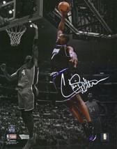 Chris Webber Autographed Sacramento Kings 11&quot;x 14&quot; Dunk Photograph Fanatics - £182.39 GBP
