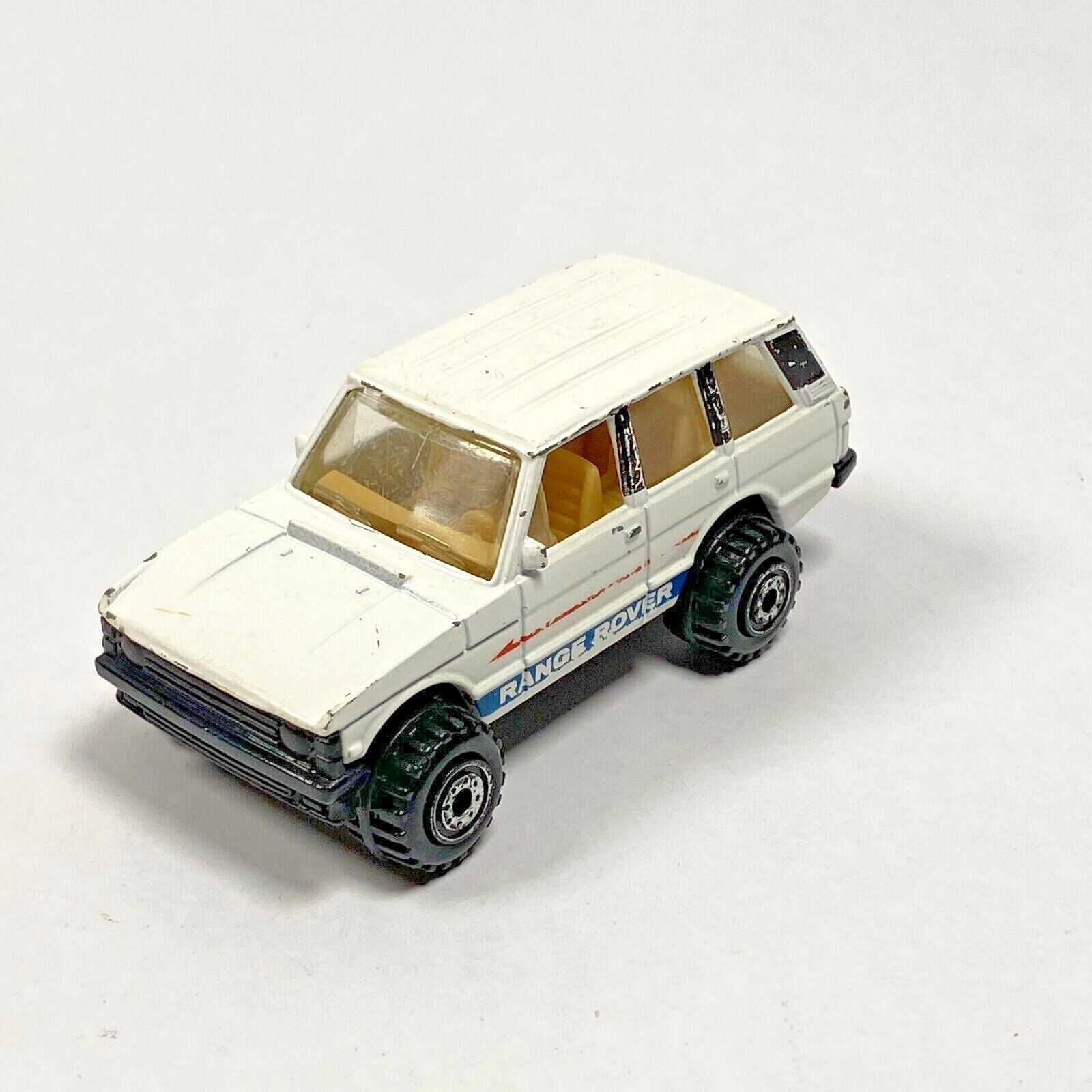 Hot Wheels Mattel Land Rover Range Rover White 4x4 Truck 1989 Vintage  - $11.95
