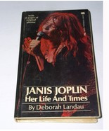 Janis Joplin Her Life And Times Hardcover Book Vintage 1971 By Landau RARE - €128,74 EUR