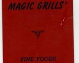 Magic Grills Fine Foods Menu Peachtree Street in Atlanta Georgia  1930&#39;s - £17.07 GBP