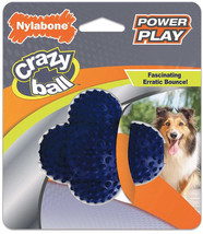 Nylabone Power Play Crazy Ball: Interactive Dog Toy for Enhanced Playtime - £7.02 GBP+