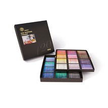 Mungyo Gallary Artists Soft Oil Pastels 120 Colors Round Type Renewed Paper Pack image 1