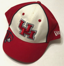 $10 Houston Cougars UofH Basketball NCAA Red Logo Cap Hat 90s Youth One Size - £7.84 GBP