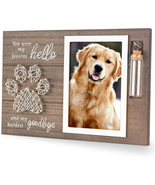 Dog Memorial Picture Frame with Pet Urns for Dogs Ashes, Pet Condolences... - £28.16 GBP