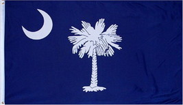 2x3 South Carolina Flag 2&#39;x3&#39; House Banner grommets super polyester 100D - £12.64 GBP