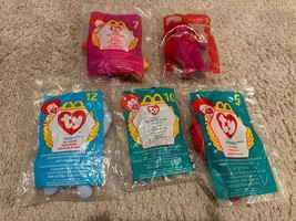 McDonalds Happy Meal Toys Ty Beanie Babies Lot of 5 New in Package 1998-... - $16.99