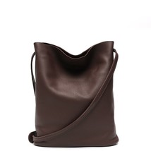 SC Women  hide Hobo Handbag Large Casual Soft Leather  Purse Ladies Solid Color  - £115.70 GBP
