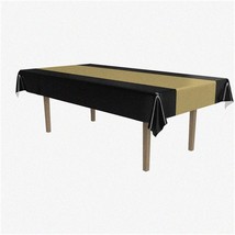 Elegant Nightfall Tablecloth - 54x108&quot; Plastic Cloth for Parties, Graduations &amp; - $29.69