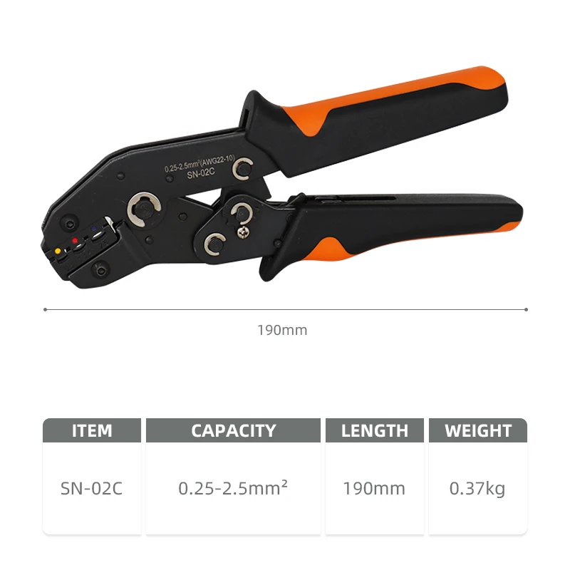 House Home SN-02C mini hand Crimping Tool 0.25-2.5mm² Adjustable Crimper pliers  - £40.95 GBP