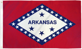 Arkansas Flag 2x3ft Flag of Arkansas Arkansan Flag 2x3 Arkansas Pride AR - £10.14 GBP