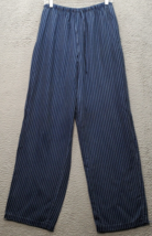 David Dart Pajama Mens M Multi Vertical Striped Elastic Waist Wide Leg T... - £14.29 GBP