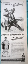 Jockey Underwear Magazine Print Art Advertisement 1947 - $5.99
