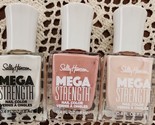 Three (3) Bottles (006/010/012) ~ Sally Hansen Mega Strength ~ Nail Colo... - £11.93 GBP