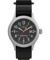 Timex TW4B29600 Men&#39;s Expedition Scout Black Fastwrap Black Dial Watch - £48.55 GBP
