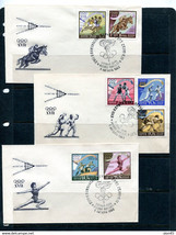 Russia 1960 3 FDC Covers Special cancel Summer Olympic Games Rome  12016 - £11.85 GBP