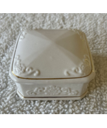 Paul Sebastian PS 1996 Limited Edition White w Gold Trimmed Trinket Box ... - $187.62 MXN