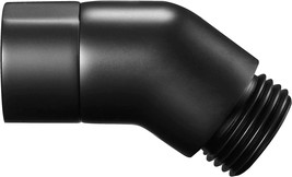 Solid Brass Shower Elbow Adapter For Shower Head, 45 Degree Hand, Matte ... - £26.66 GBP
