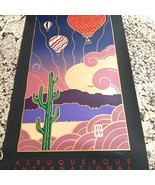 Albuquerque International Balloon Festival Poster print Rick Hughes 1989... - $2,565.92 MXN