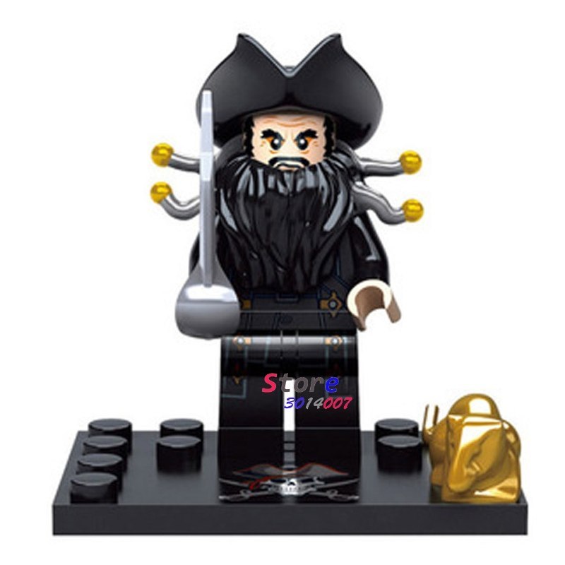 Single Sale Blackbeard Pirates of the Caribbean On Stranger Tides Minifi... - $2.85