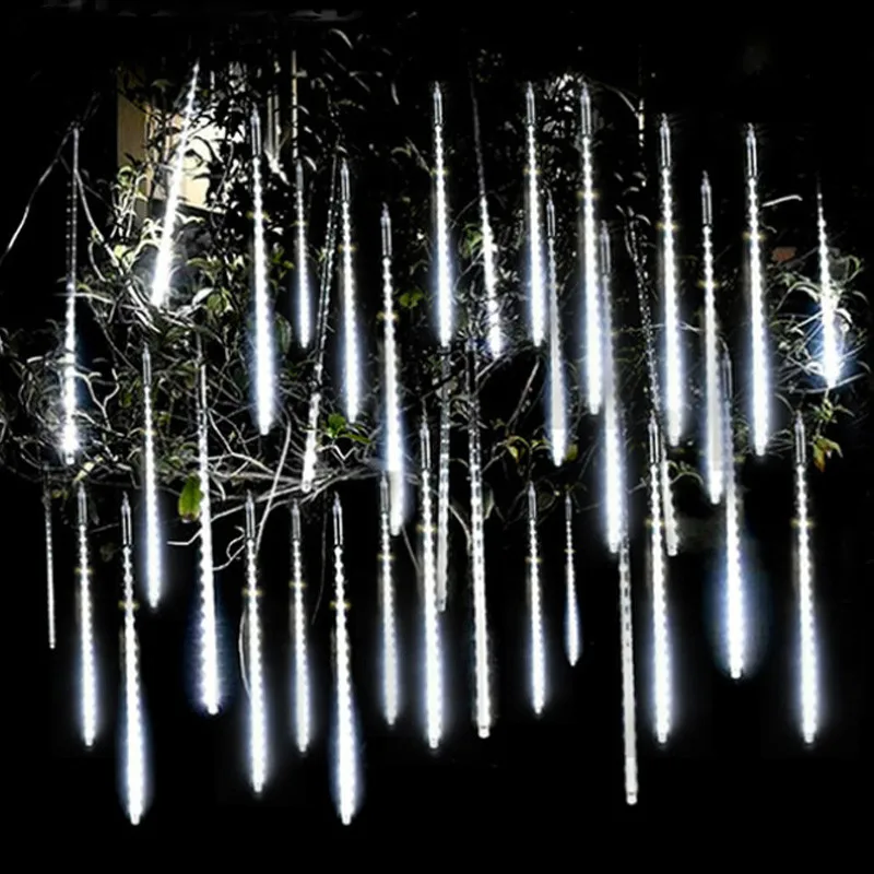 3pcs 24 s Meteor Shower Rain LED String Lights Christmas Decorations Outdoor Str - £198.09 GBP