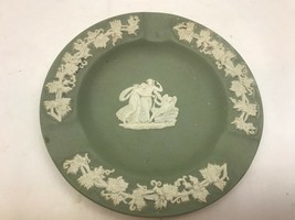 Vintage WEDGWOOD JASPERWARE Green ASHTRAY - $16.82