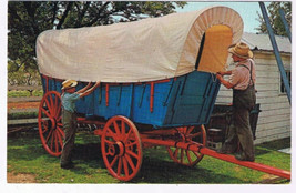 Pennsylvania Postcard Old Covered Wagon Amish Carriagemakers - £1.70 GBP