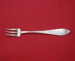 Antique Hammered by Shreve Sterling Silver Cocktail Fork 5 1/4&quot; Silverware - £38.77 GBP