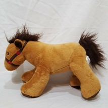 Standing Horse Tan  &quot; Plush Stuffed Animal Toy T.A.G. Pony - £15.97 GBP