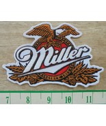 Miller Eagle logo  Beer Iron- On Patch-bottle cap 4.75 x 3&quot; - £5.23 GBP