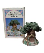 Vintage Easter Tree House Bunny and Lighted Decoration (no bunnies) - $21.78 CAD